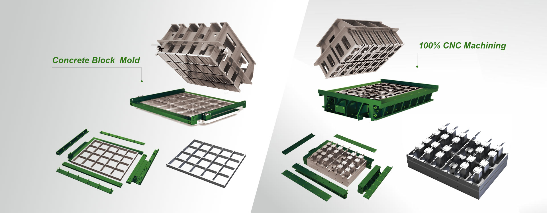 Hiina tsementbetoonist telliste vormitehas